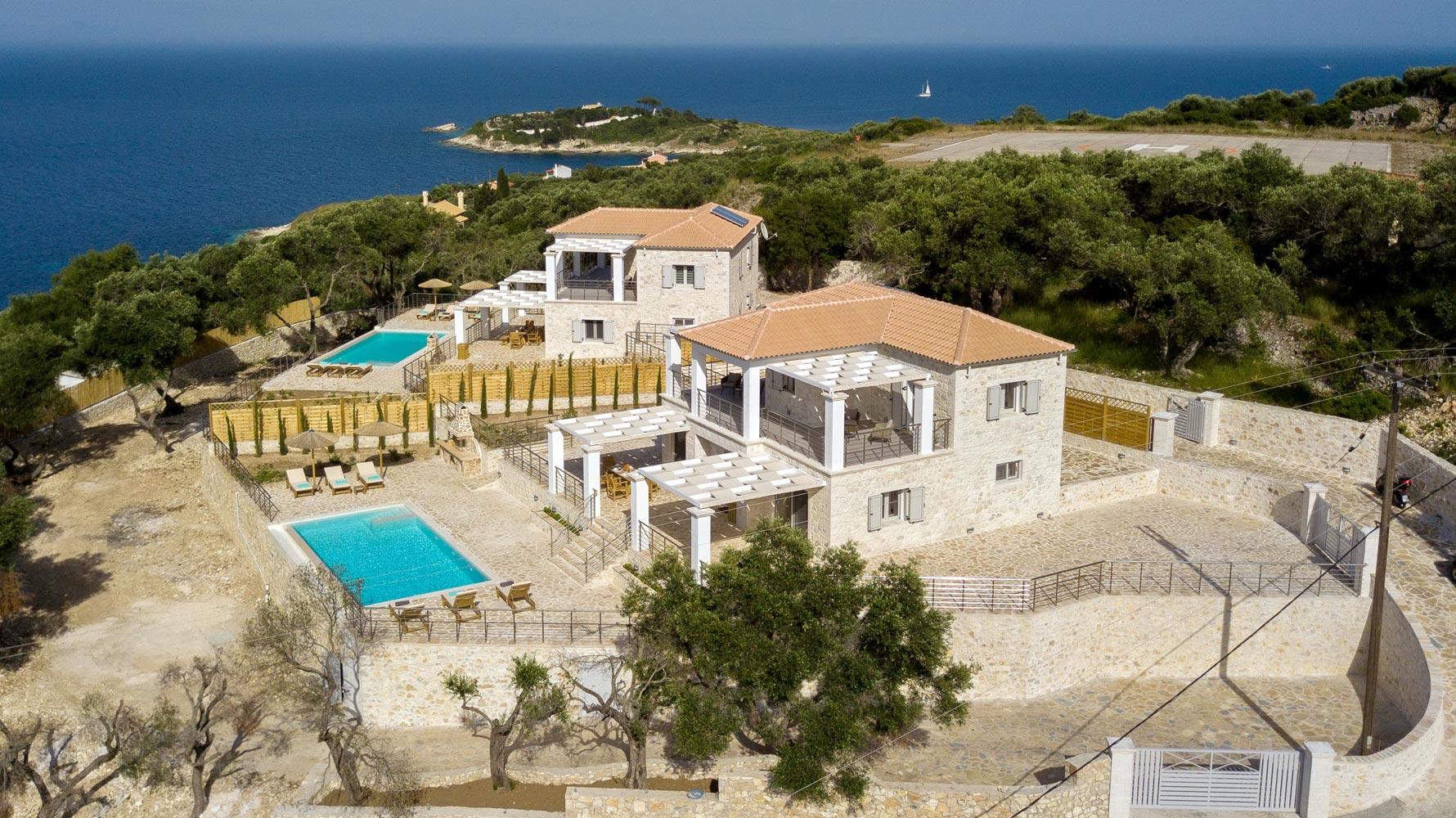 Stone Villa with Infinity Pool & Sea Views