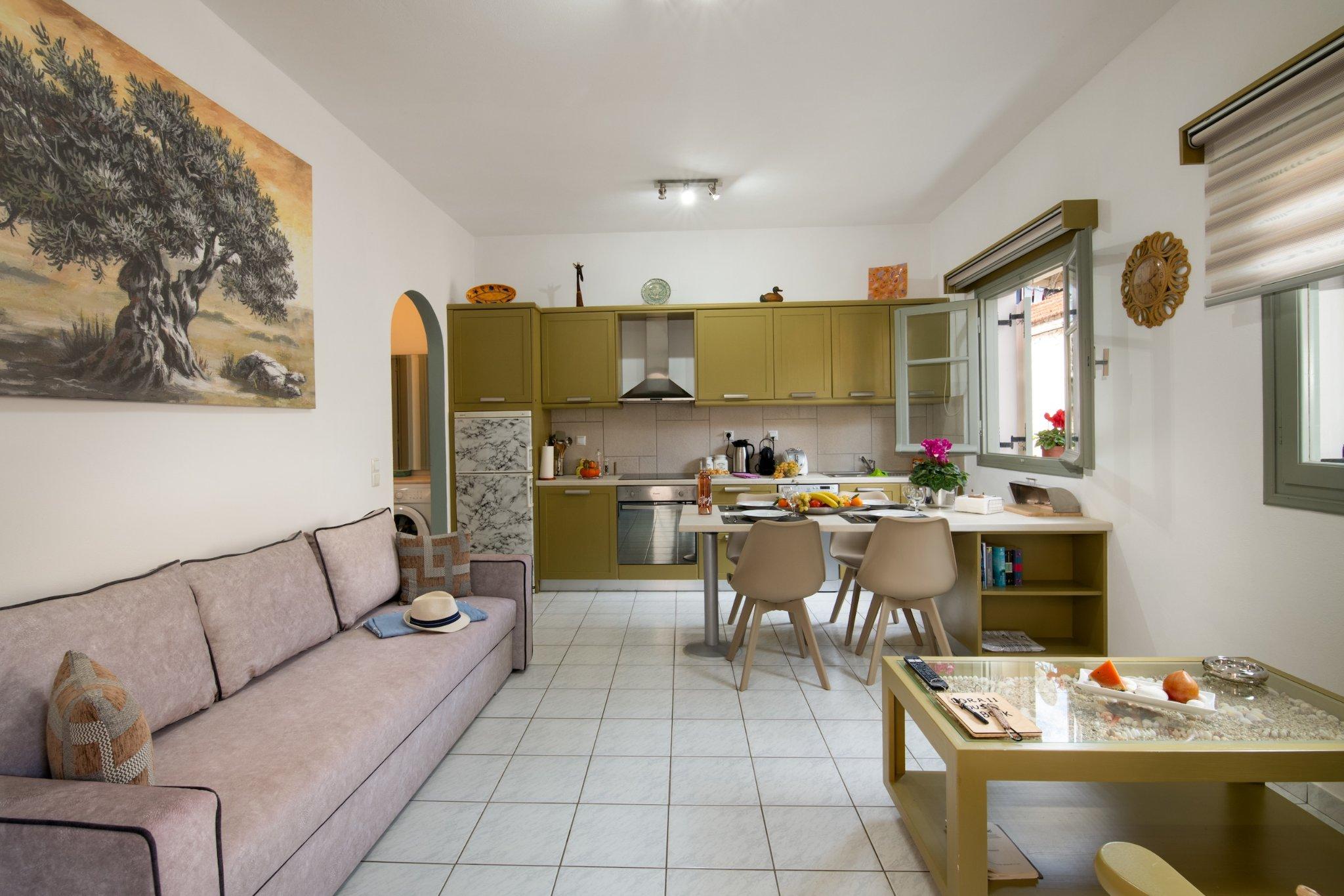 Modern studio in historic Gaios center