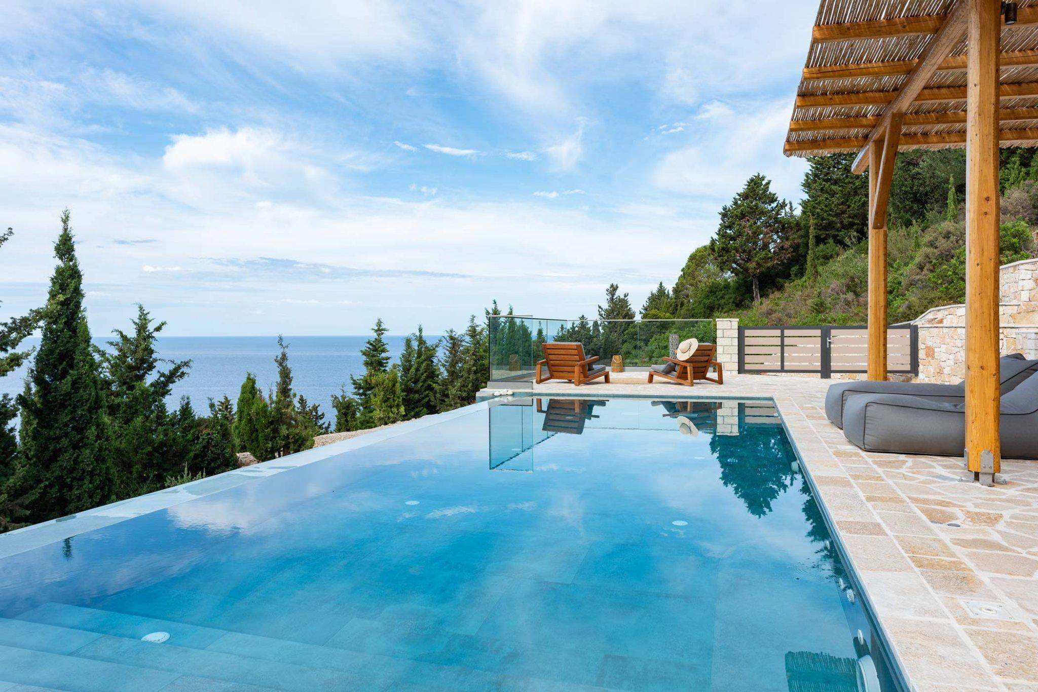 Infinity Pool Paradise, Panoramic Ionian Views