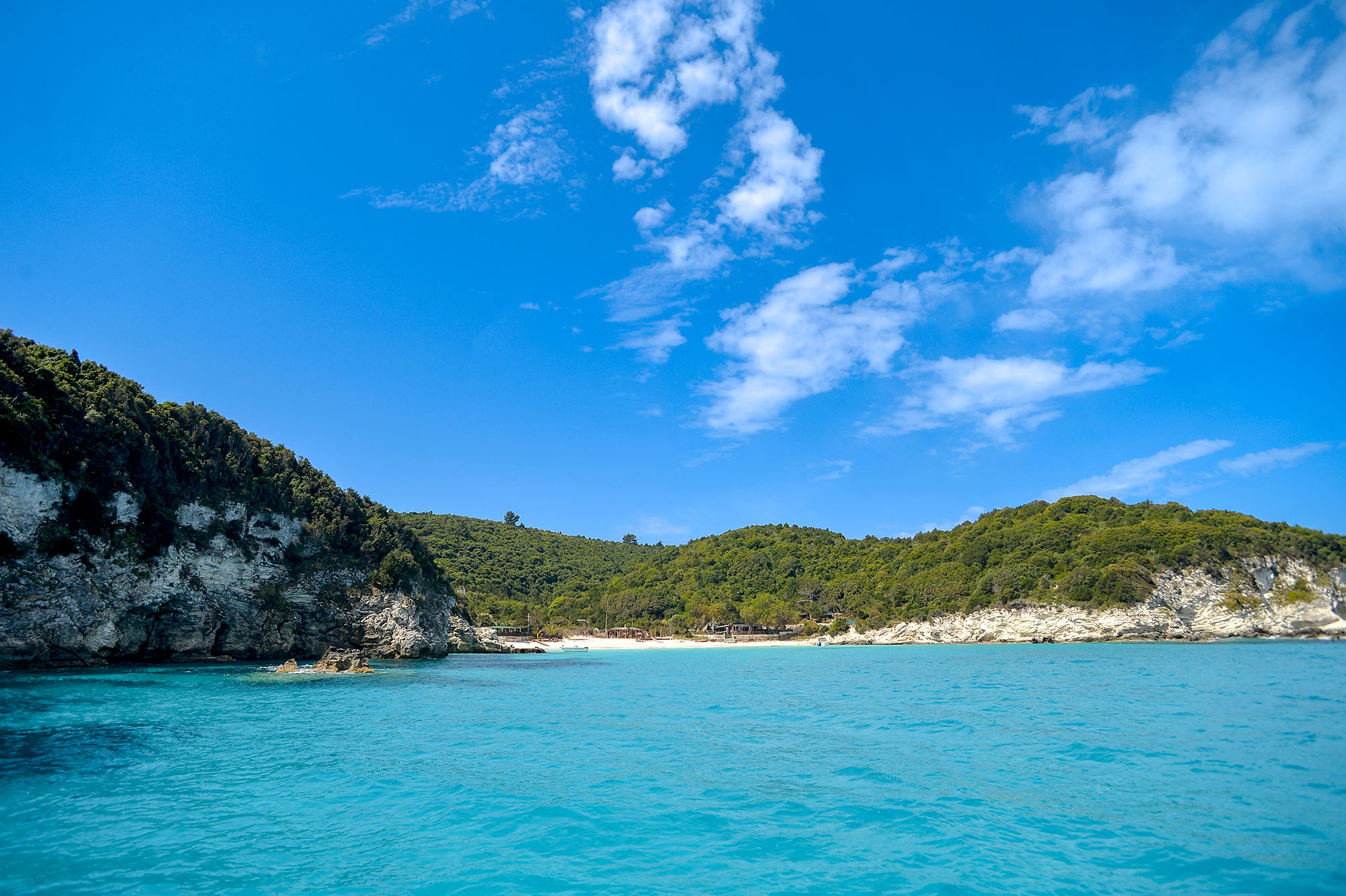 Antipaxos beach cove, Paxos